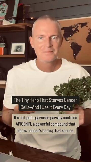 Parsley Contains Apigenin, A Compound That Blocks Cancer’s Backup Fuel Source