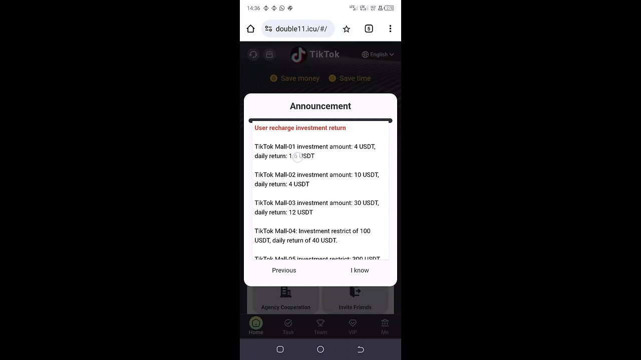 New latest legitimate staking platform/ Tiktok staking platform