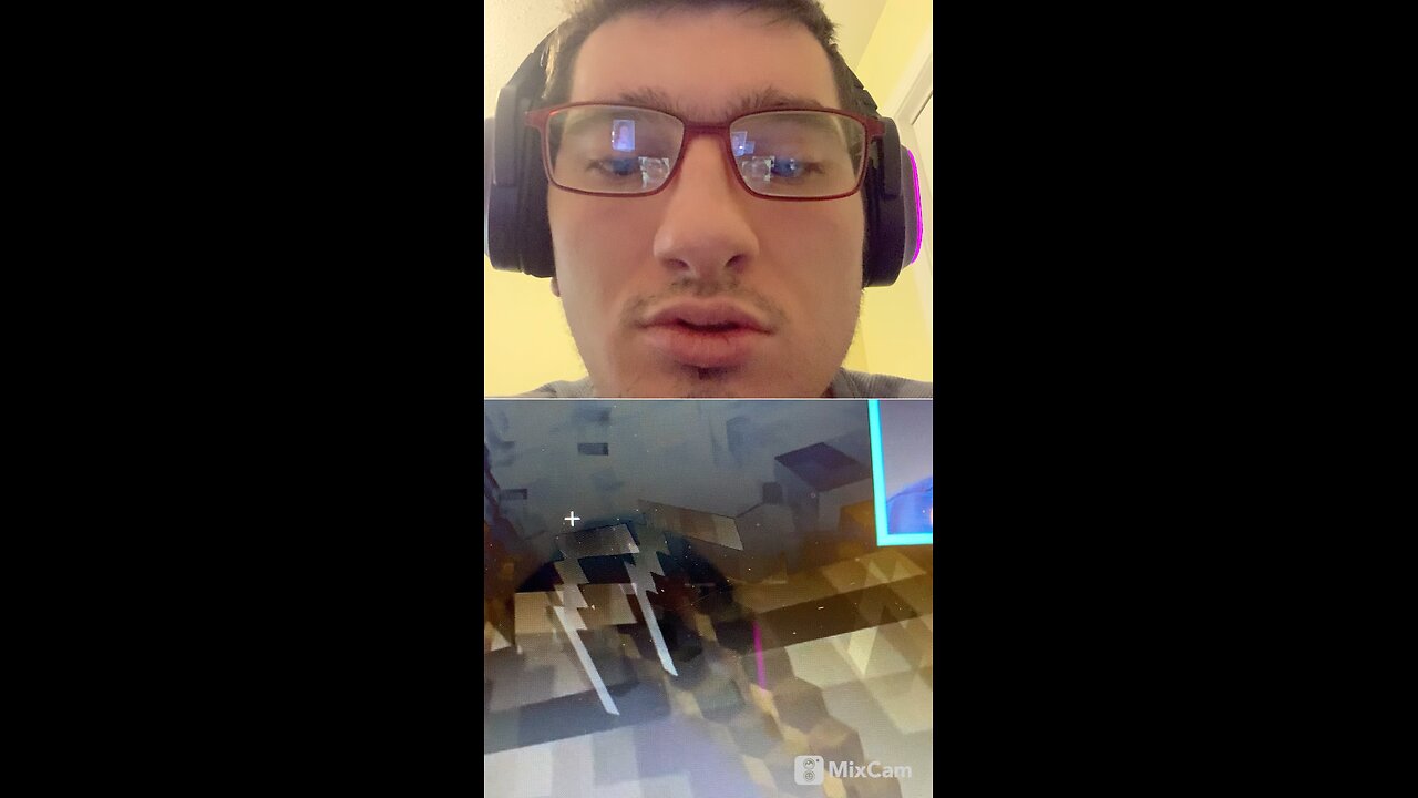 My reaction to mmjoemele #playingminecraft