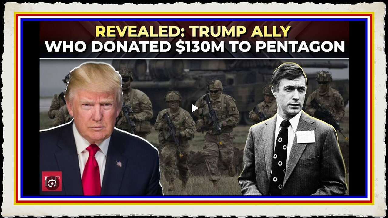 Trump’s Mystery Friend Who Donated to US Military Revealed