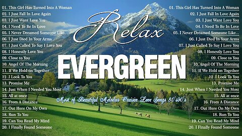 The Best Of Beautiful Relaxing Evergreen Songs Of All Time 🍀 Golden CRUISIN LOVE SONGS with Lyrics