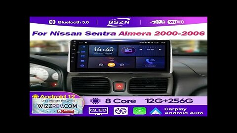 Android 12.0 2 Din Car Radio Multimedia Video Player For Nissan Sentra Review