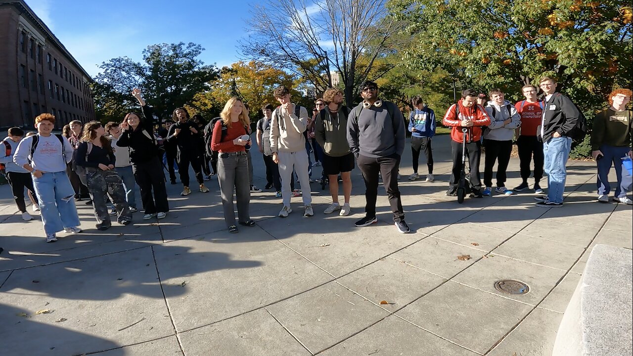 University of Nebraska: Young Lady Helps Me Defend The Faith Against The False Gnostic "Always Sinning" Gospel, Eventually A Large Crowd Forms, Contending with Muslims, Homosexuals, Atheists and Hypocrites, Preaching Jesus Christ!