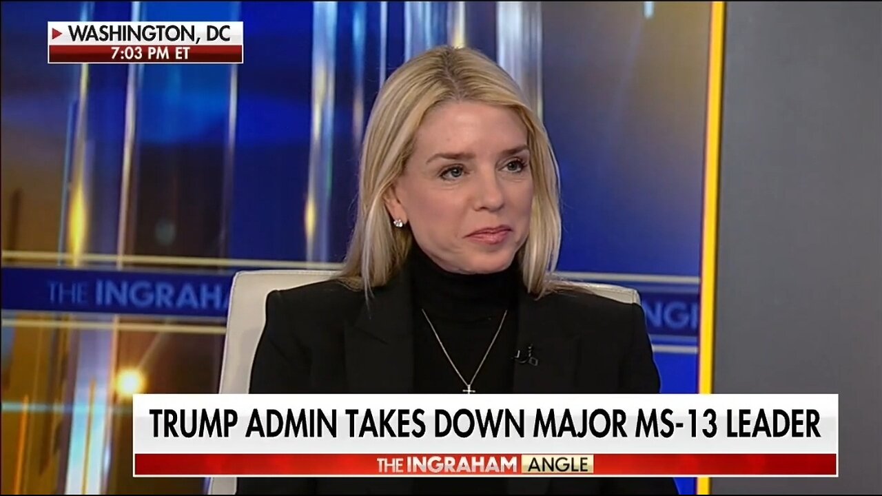 Shock: Pam Bondi Says Arrested MS-13 Leader Was Recruited in Middle School