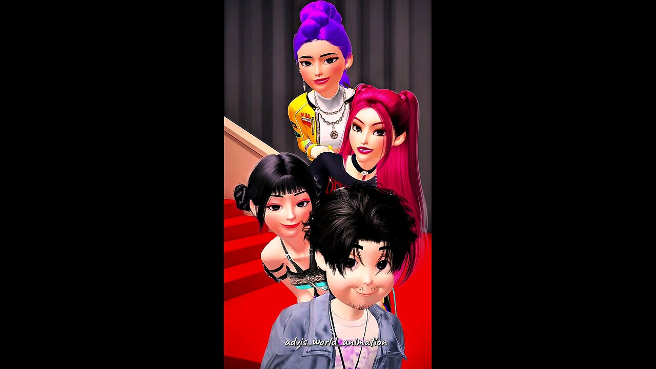 Huntrix & Bobby – Stylish Photoshoot Vibes ✨📸