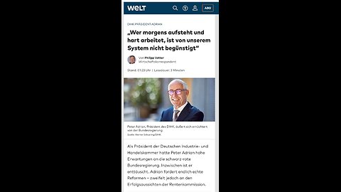 And here we have Ursula von der Leyen