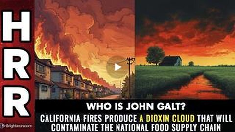 HRR-California fires produce a DIOXIN CLOUD that will contaminate the national food supply chain