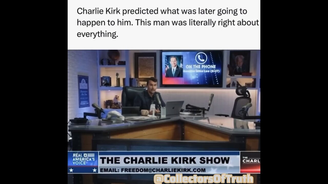 Did Charlie Kirk Predict His Own Fate?😳