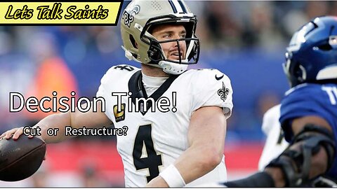 Can Saints Solve Cap Issues by Cutting or Restructuring Derek Carr?