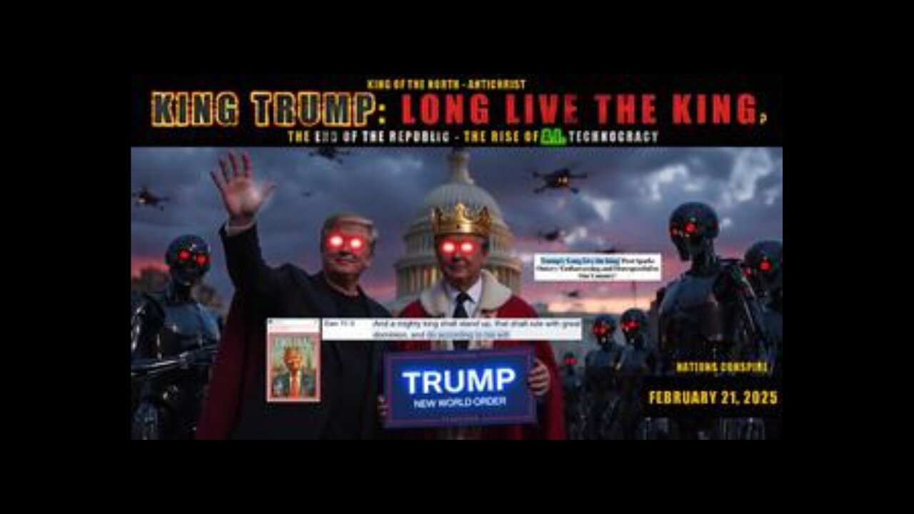 King Trump: Long Live The King? The End Of The Republic - The Rise Of A.I. Technocracy