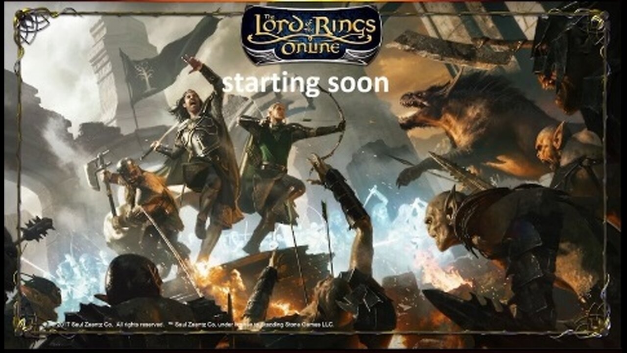 Lord of the Rings Online @LOTRO Saturday Play @rumblevideo 02.06.2025 Broadcast 🎥🎬