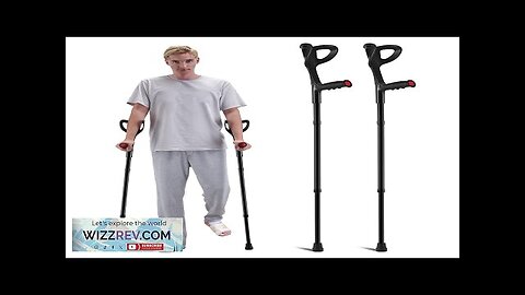 VEVOR Forearm Crutches 10-Level Height Adjustable Walking Crutches 1 Pair 350LBS Review