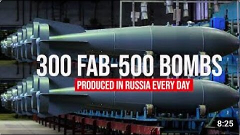 From FAB-500 to FAB-3000! You Won't Believe How Many Bombs Russia Makes Every Single Day