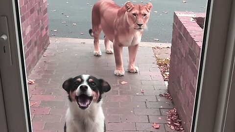 When Your Dog Makes Friends with Other Animals 😂
