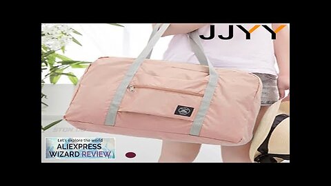 JJYY Folding Luggage Storage Bags Travel Suitcase Pouch Handbag and Shoulder Review