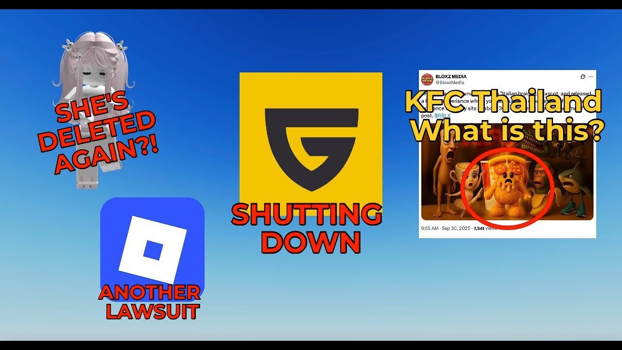 Guilded Shutting Down, Roblox gets Sued MORE, UGC Creator Deleted again & MORE