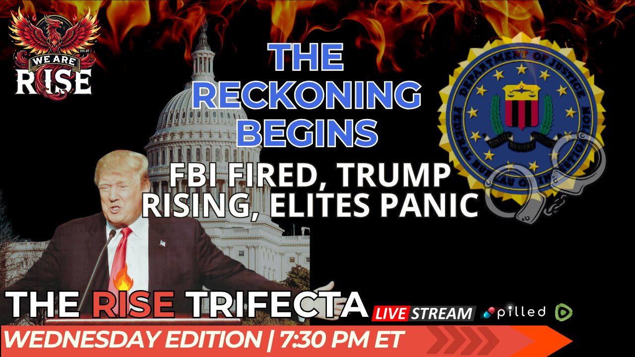 FBI Purge, Deep State Panic & Trump’s Power Surge — The Reckoning Has Begun