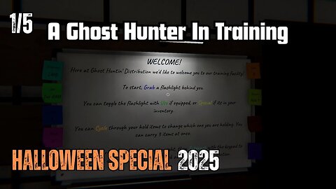 We Are A Ghost Hunter In Training ll Phasmophobia (training) Halloween Special 🎃👻 2025 1/5