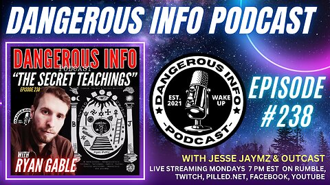 238 "The Secret Teachings" ft. Ryan Gable, fake history, NASA, deception, the 109, the year of 1948