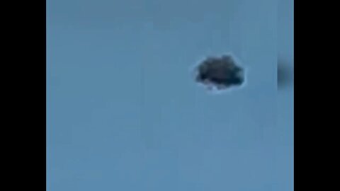 Dark UFO over Dallas, TX