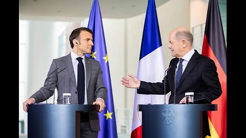 France President Emmanuel Macron and German Chancellor Olaf Scholz Unite Against US Tariff Threats