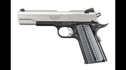 Ruger SR1911 .45 ACP 5″ 8rd, Stainless Steel / Black – 06792