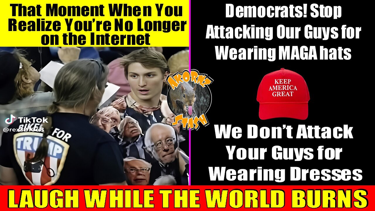 IDIOCRACY | Ep 89 LAUGH WHILE THE WORLD BURNS - OFFENSIVE MEMES and NEWS #akornzstash