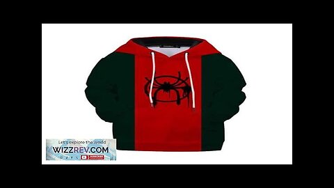 Spiderman Miles Morales Suit Cosplay Cool Children Hoodie Review