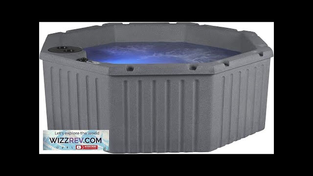 Invi Hot Tub Fits 5 Adults Standard Outlet Compatible Spa Cover Included Review