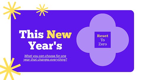This New Years | Zero To Reset