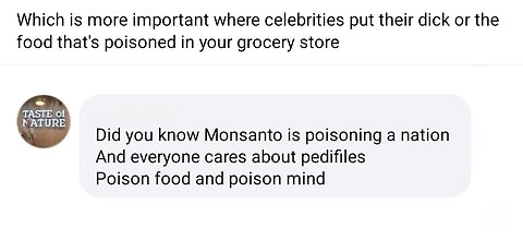 Epstein don't mean shit_if your priorities aren't getting poison out of grocery stores.