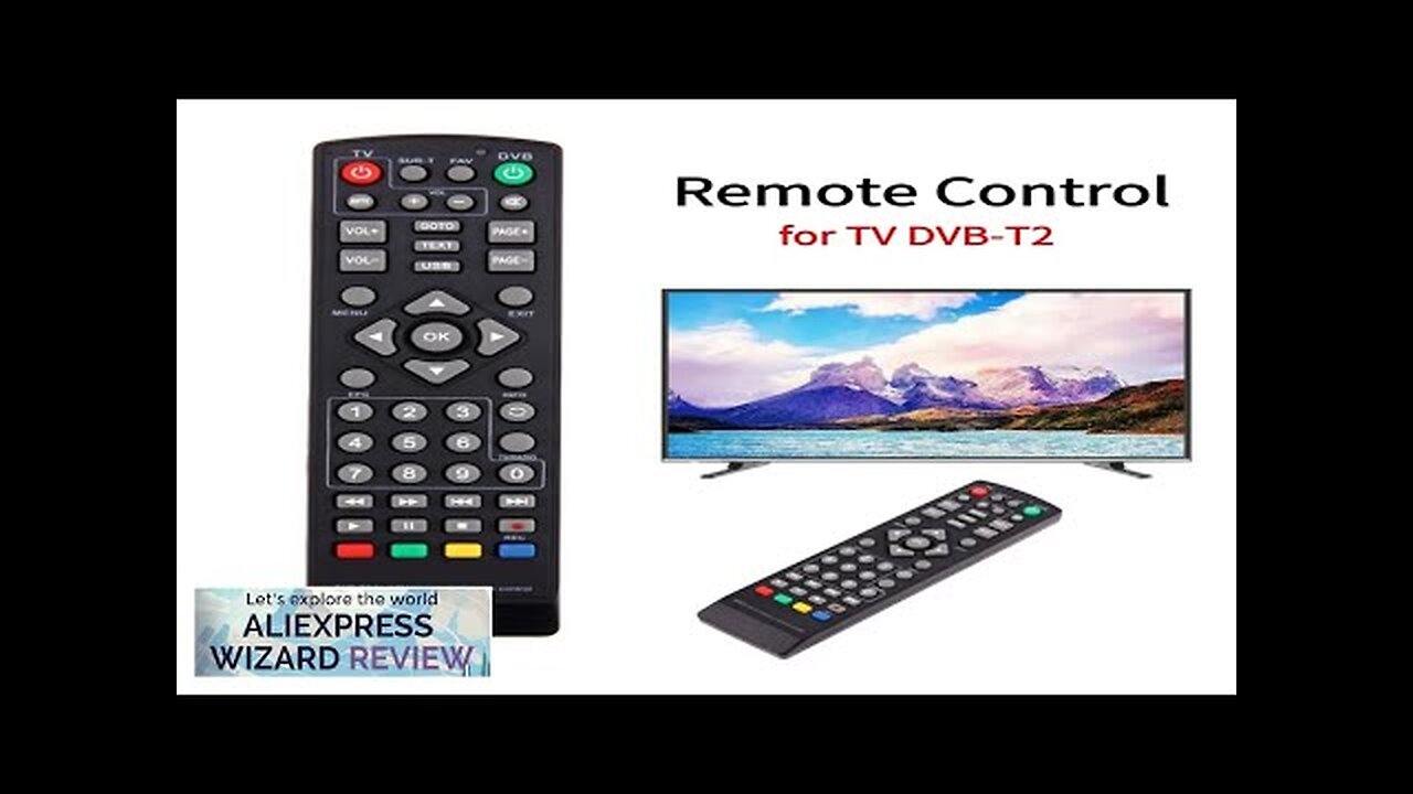 Household TV DVD Remote Controller Household Essential Accessories for DVB-T2 Universal Review