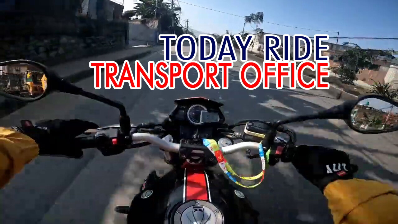 Today Ride Transport Office l New moto vlog 2025