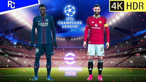 eFootball™ 2026 144 fps GTX 1660 Super PSG vs Manchester United | Phil Gaming OP