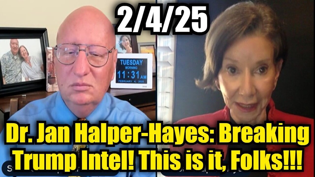 Dr. Jan Halper-Hayes 2/4/25: Breaking Trump Intel! This is it, Folks!