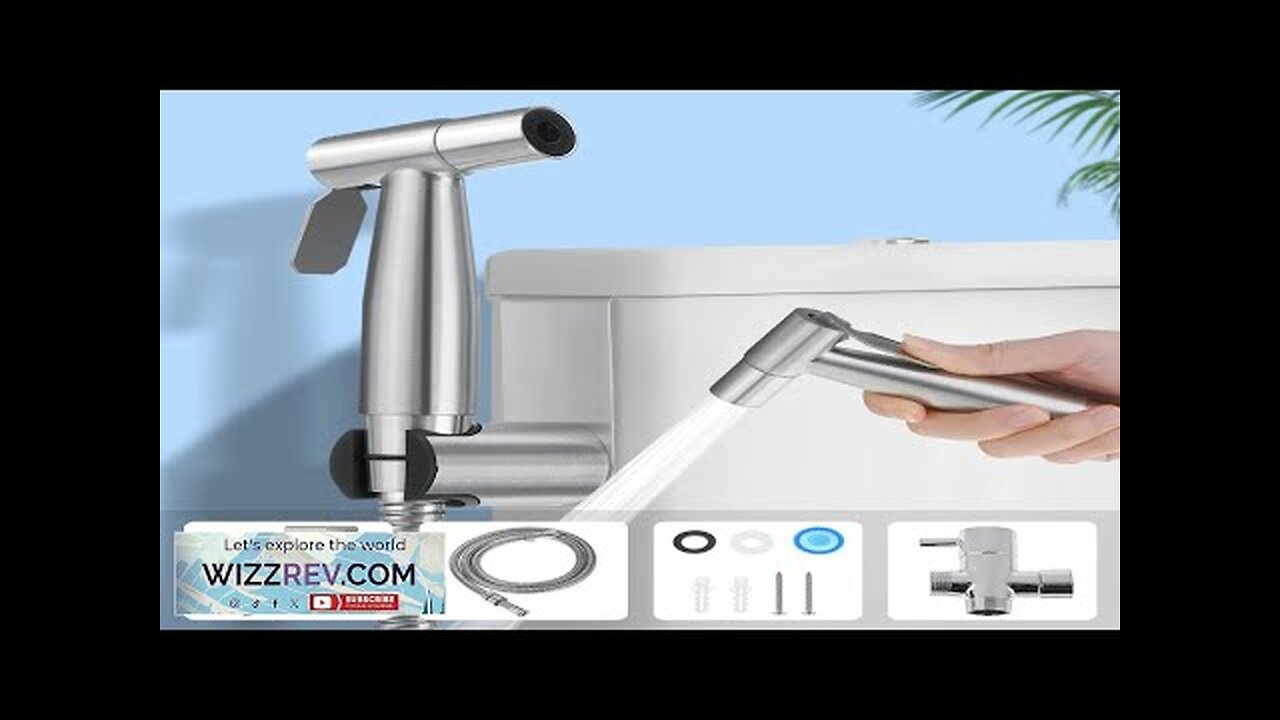 BVSOIVIA Handheld Toilet Bidet Sprayer Set Kit Stainless Steel Hand Bidet faucet Review