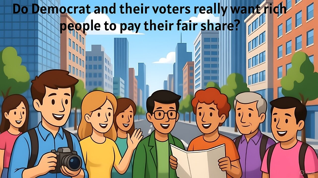 Do Democrat and their voters really want rich people to pay their fair share? - AC Daily Show Ep 607