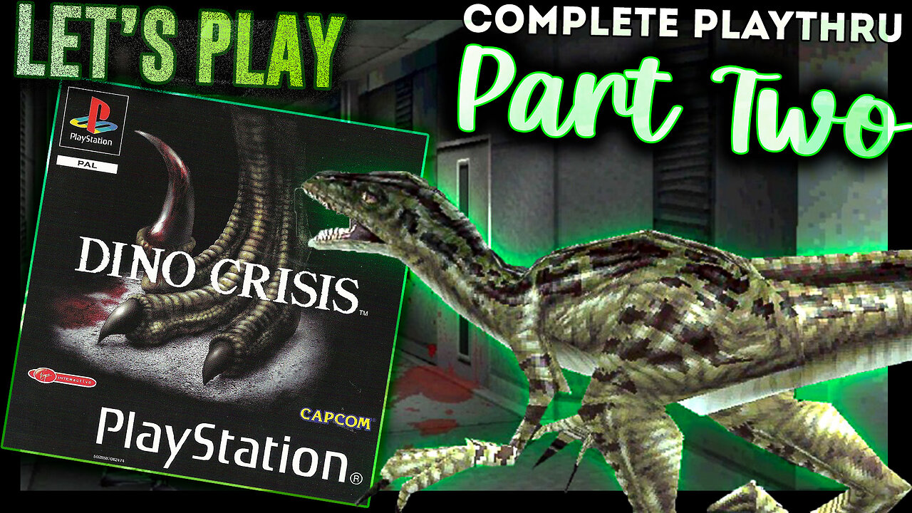DINO CRISIS Playthrough on PS1 🎮 Retro Survival-Horror Game | PT2