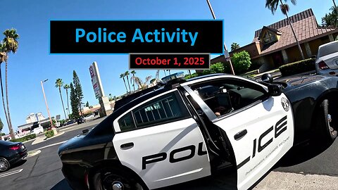 Routine Police Stop in Buena Park Near Beach Blvd and Orangethorpe Ave