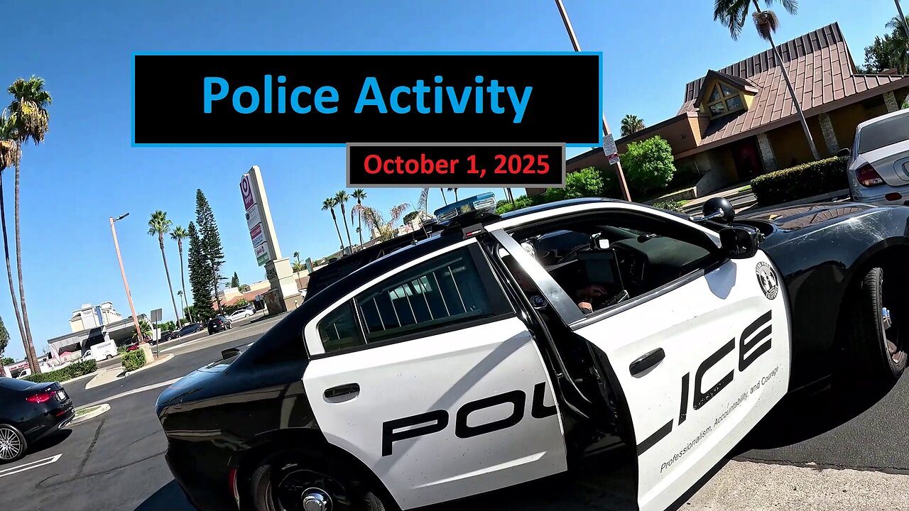 Routine Police Stop in Buena Park Near Beach Blvd and Orangethorpe Ave