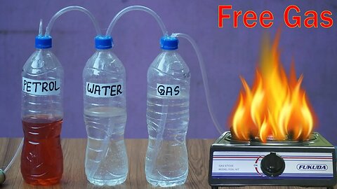 Amazing idea to use free LPG Gas from water - at home.