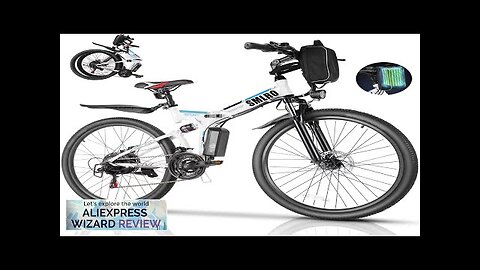 SMLRO MX300 Foldable Electric Bicycle 500W 1000W 20Ah Folding Ebike 48V 26" Review