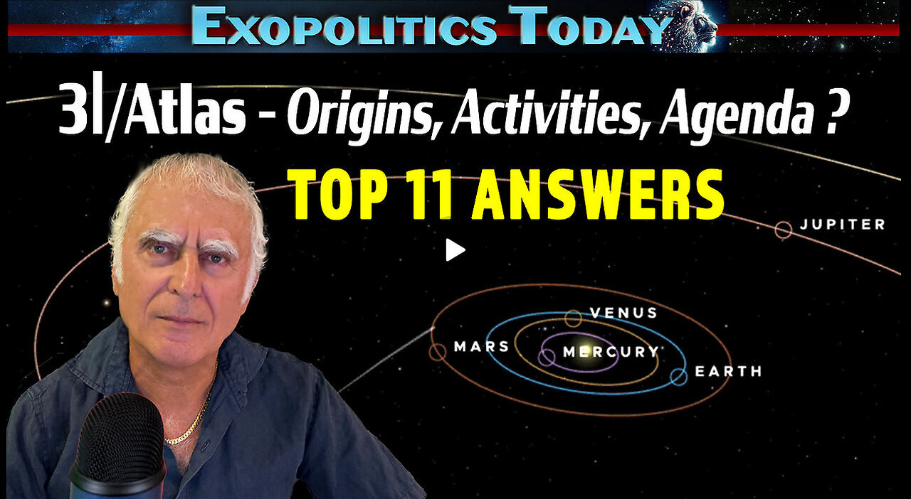 3I/Atlas – Origins, Activities, Agenda? Top 11 Answers
