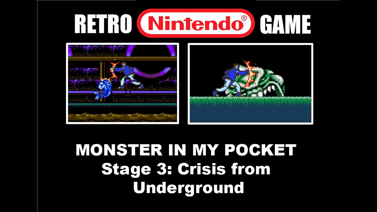 Monster In My Pocket (NES) Stage 3 Crisis from Underground: No Death Full Level Speed Run