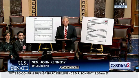 Sen. John Kennedy: Loud Dems Fighting DOGE Wanted To Sic 87,000 IRS Agents On Americans