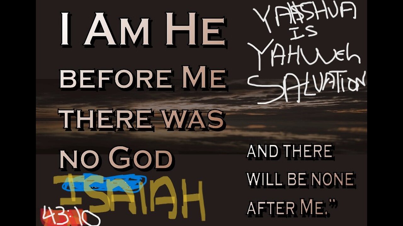 I AM HE/Yeshayahu/ Isaiah 41/42/43 YAHSHUA IS THE COVENANT.