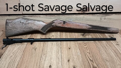 Single Shot Savage stock restore