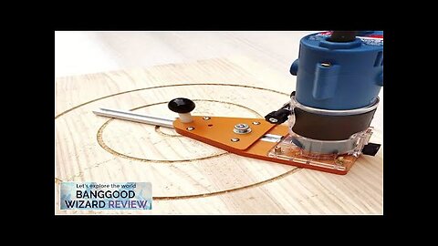 Woodworking Circle Cutting Jig Guide Milling Circle Slotting Trimming Machine Woodworking Review