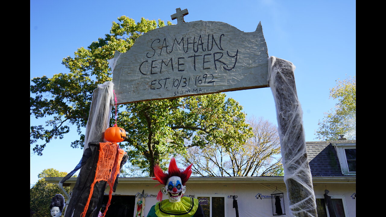 🎃Our 2025 HAUNTSTEAD full daytime tour\walkthrough!!👻