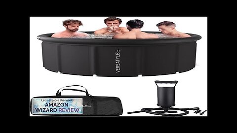 Versatyle Ice Bath Tub XXL Portable & Inflatable Outdoor Group Pod Cold Review